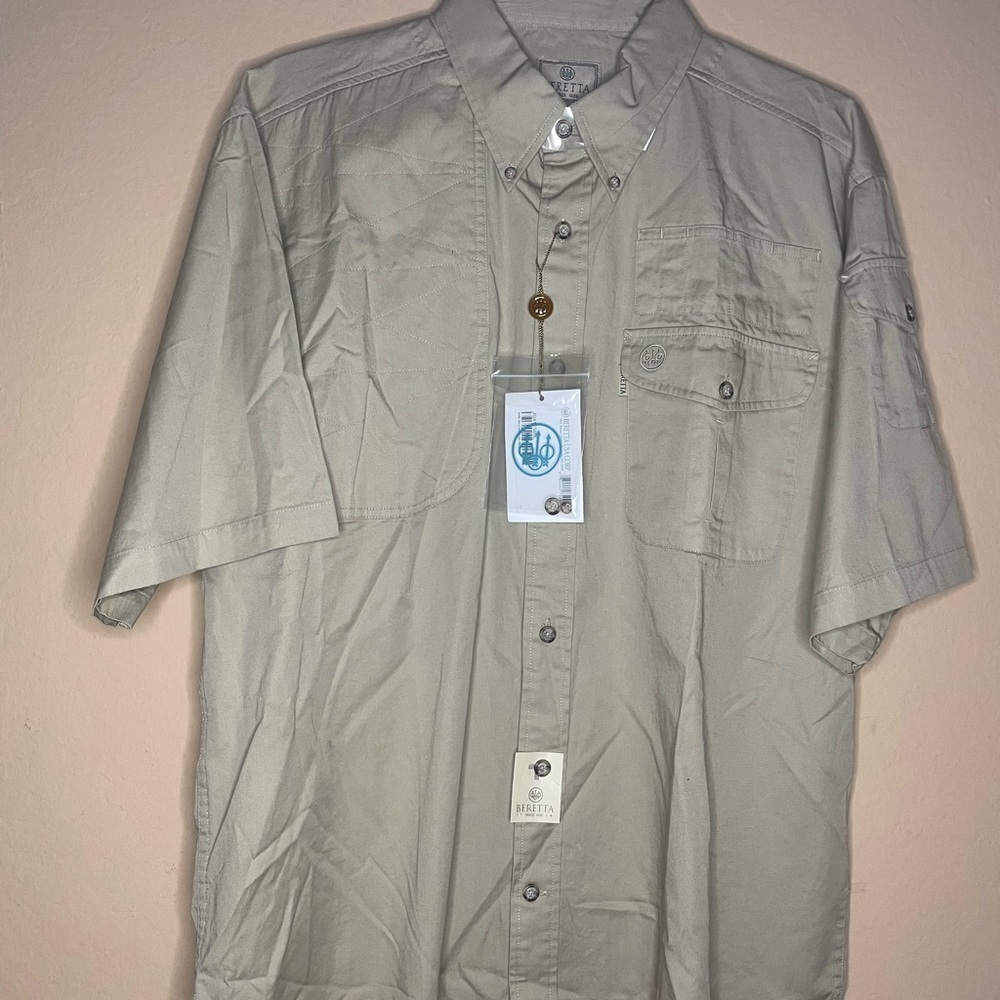 Beretta Gallery Button Down Shooting Shirt - Vented Back Large